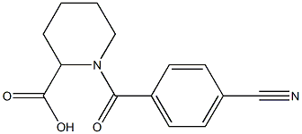 1-(4-cyanobenzoyl)piperidine-2-carboxylic acid