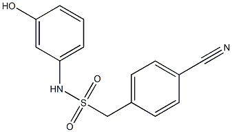 1-(4-cyanophenyl)-N-(3-hydroxyphenyl)methanesulfonamide