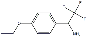 1-(4-ethoxyphenyl)-2,2,2-trifluoroethan-1-amine Struktur