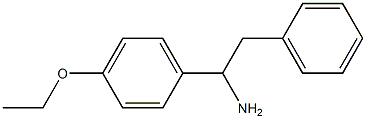 1-(4-ethoxyphenyl)-2-phenylethan-1-amine 结构式