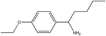 1-(4-ethoxyphenyl)pentan-1-amine Structure