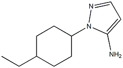 1-(4-ethylcyclohexyl)-1H-pyrazol-5-amine 结构式