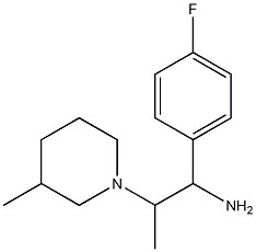 1-(4-fluorophenyl)-2-(3-methylpiperidin-1-yl)propan-1-amine|