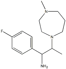 1-(4-fluorophenyl)-2-(4-methyl-1,4-diazepan-1-yl)propan-1-amine|