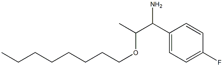 1-(4-fluorophenyl)-2-(octyloxy)propan-1-amine 结构式