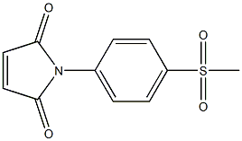 1-(4-methanesulfonylphenyl)-2,5-dihydro-1H-pyrrole-2,5-dione Struktur