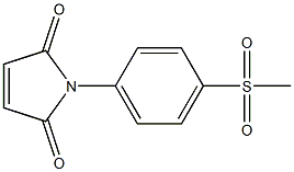 1-(4-methanesulfonylphenyl)-2,5-dihydro-1H-pyrrole-2,5-dione,,结构式