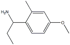 1-(4-methoxy-2-methylphenyl)propan-1-amine, 1021138-12-4, 结构式