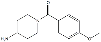 1-(4-methoxybenzoyl)piperidin-4-amine 结构式