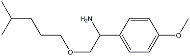 1-(4-methoxyphenyl)-2-[(4-methylpentyl)oxy]ethan-1-amine