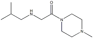 1-(4-methylpiperazin-1-yl)-2-[(2-methylpropyl)amino]ethan-1-one