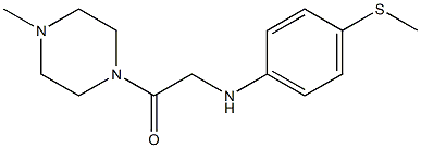 1-(4-methylpiperazin-1-yl)-2-{[4-(methylsulfanyl)phenyl]amino}ethan-1-one