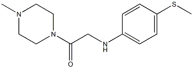  1-(4-methylpiperazin-1-yl)-2-{[4-(methylsulfanyl)phenyl]amino}ethan-1-one