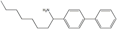 1-(4-phenylphenyl)octan-1-amine Struktur