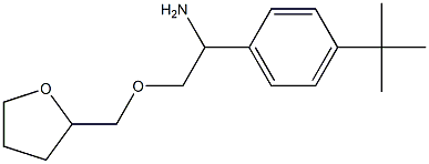 1-(4-tert-butylphenyl)-2-(oxolan-2-ylmethoxy)ethan-1-amine Struktur