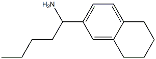 1-(5,6,7,8-tetrahydronaphthalen-2-yl)pentan-1-amine,,结构式