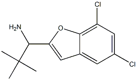  1-(5,7-dichloro-1-benzofuran-2-yl)-2,2-dimethylpropan-1-amine