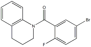  1-(5-bromo-2-fluorobenzoyl)-1,2,3,4-tetrahydroquinoline