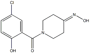 1-(5-chloro-2-hydroxybenzoyl)piperidin-4-one oxime