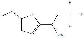 1-(5-ethylthiophen-2-yl)-3,3,3-trifluoropropan-1-amine Structure