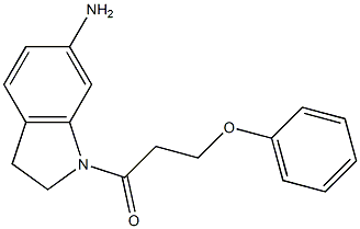 1-(6-amino-2,3-dihydro-1H-indol-1-yl)-3-phenoxypropan-1-one|