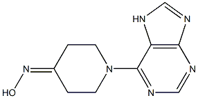 1-(7H-purin-6-yl)piperidin-4-one oxime|