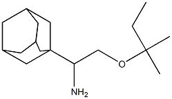 1-(adamantan-1-yl)-2-[(2-methylbutan-2-yl)oxy]ethan-1-amine 化学構造式