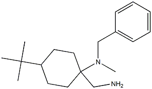 1-(aminomethyl)-N-benzyl-4-tert-butyl-N-methylcyclohexan-1-amine Structure