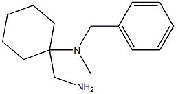 1-(aminomethyl)-N-benzyl-N-methylcyclohexan-1-amine 化学構造式