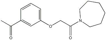 1-(azepan-1-yl)-2-(3-acetylphenoxy)ethan-1-one Structure