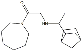 1-(azepan-1-yl)-2-[(1-{bicyclo[2.2.1]heptan-2-yl}ethyl)amino]ethan-1-one Structure