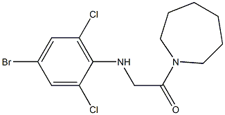  1-(azepan-1-yl)-2-[(4-bromo-2,6-dichlorophenyl)amino]ethan-1-one