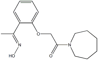 1-(azepan-1-yl)-2-{2-[1-(hydroxyimino)ethyl]phenoxy}ethan-1-one Structure