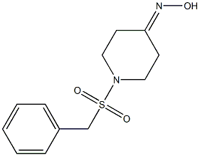 1-(benzylsulfonyl)piperidin-4-one oxime Structure