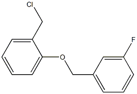 1-(chloromethyl)-2-[(3-fluorophenyl)methoxy]benzene