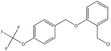  1-(chloromethyl)-2-{[4-(trifluoromethoxy)phenyl]methoxy}benzene