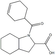 1-(cyclohex-3-en-1-ylcarbonyl)octahydro-1H-indole-2-carboxylic acid