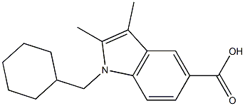  1-(cyclohexylmethyl)-2,3-dimethyl-1H-indole-5-carboxylic acid