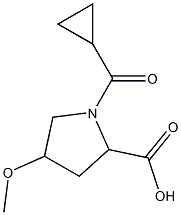 1-(cyclopropylcarbonyl)-4-methoxypyrrolidine-2-carboxylic acid