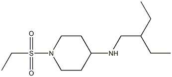 1-(ethanesulfonyl)-N-(2-ethylbutyl)piperidin-4-amine 化学構造式