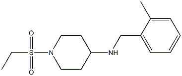  1-(ethanesulfonyl)-N-[(2-methylphenyl)methyl]piperidin-4-amine