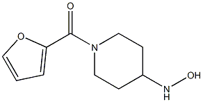1-(furan-2-ylcarbonyl)piperidine-4-hydroxylamine Struktur