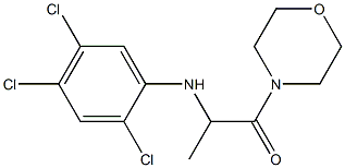 1-(morpholin-4-yl)-2-[(2,4,5-trichlorophenyl)amino]propan-1-one