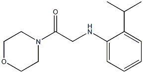 1-(morpholin-4-yl)-2-{[2-(propan-2-yl)phenyl]amino}ethan-1-one|