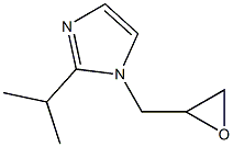 1-(oxiran-2-ylmethyl)-2-(propan-2-yl)-1H-imidazole 化学構造式