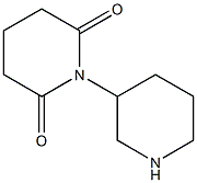 1-(piperidin-3-yl)piperidine-2,6-dione 化学構造式