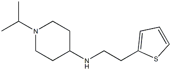 1-(propan-2-yl)-N-[2-(thiophen-2-yl)ethyl]piperidin-4-amine Structure