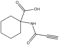 1-(propioloylamino)cyclohexanecarboxylic acid Structure