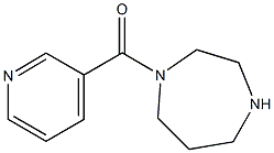 1-(pyridin-3-ylcarbonyl)-1,4-diazepane 化学構造式