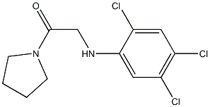 1-(pyrrolidin-1-yl)-2-[(2,4,5-trichlorophenyl)amino]ethan-1-one